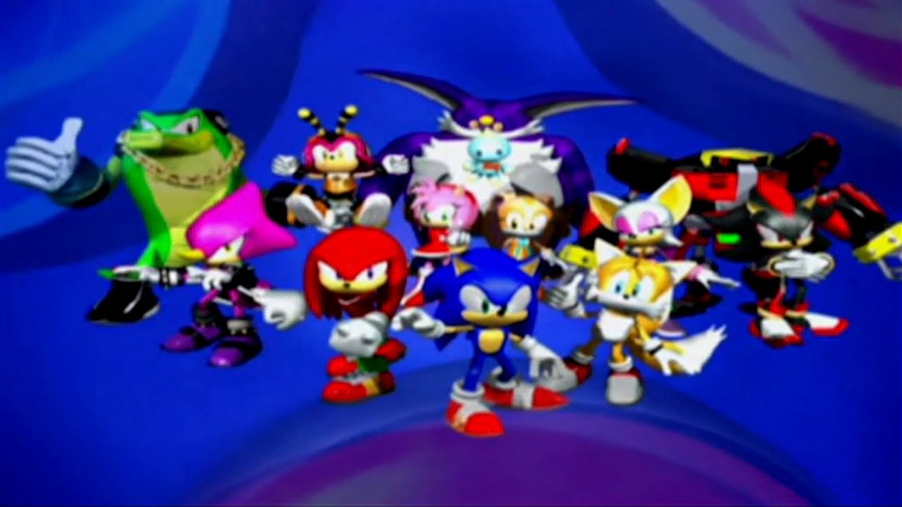 A group of all of Sonic's friends